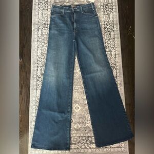 NWT MOTHER Denim The Hustler Roller Heel in wash High Fidelity Size 30